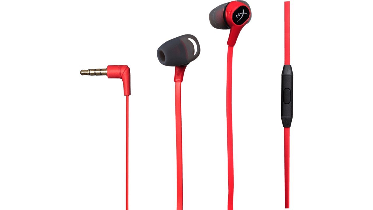HyperX Cloud Earbuds (Red-Black)